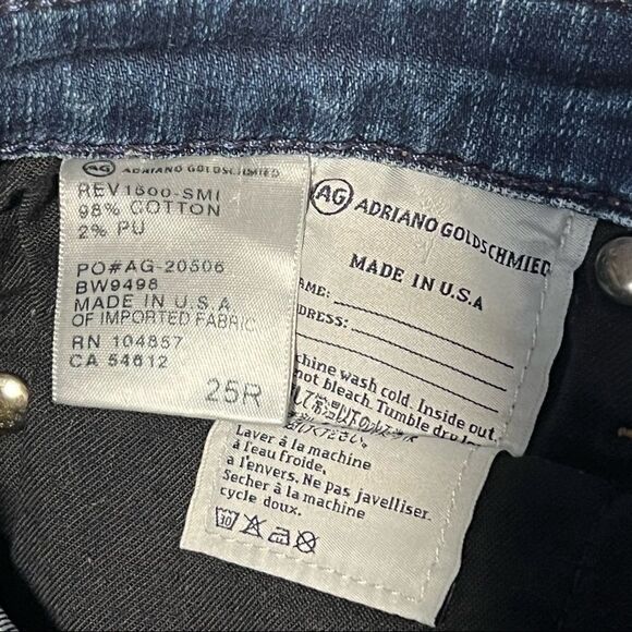 AG Adriano Goldschmied The Absolute Legging Extreme Skinny Jeans 25R - Picture 9 of 10